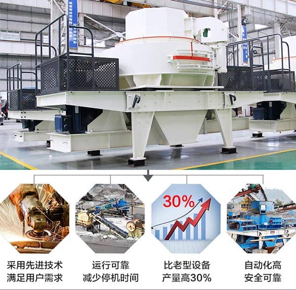 河卵石制砂機優勢